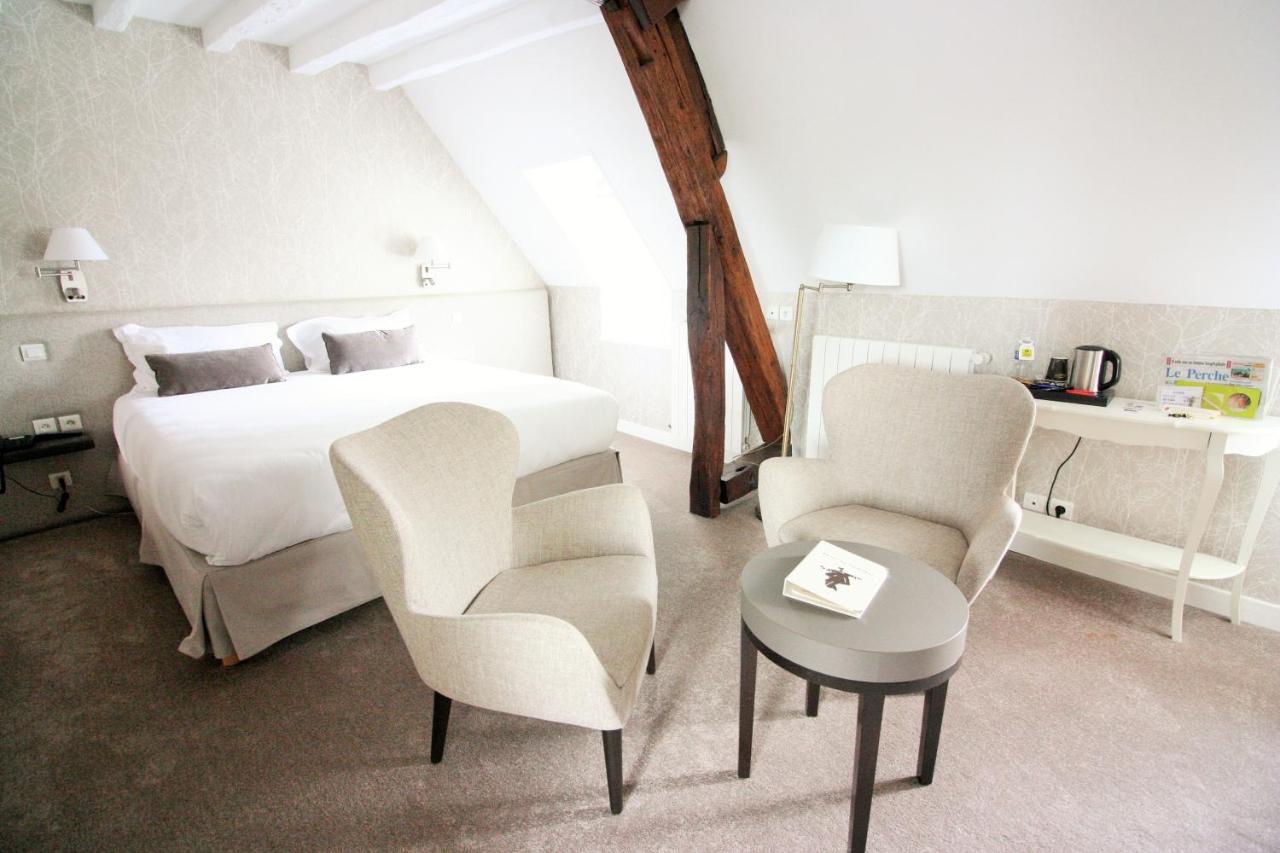 Logis - Hotel & Restaurant Du Tribunal Mortagne-au-Perche Ngoại thất bức ảnh